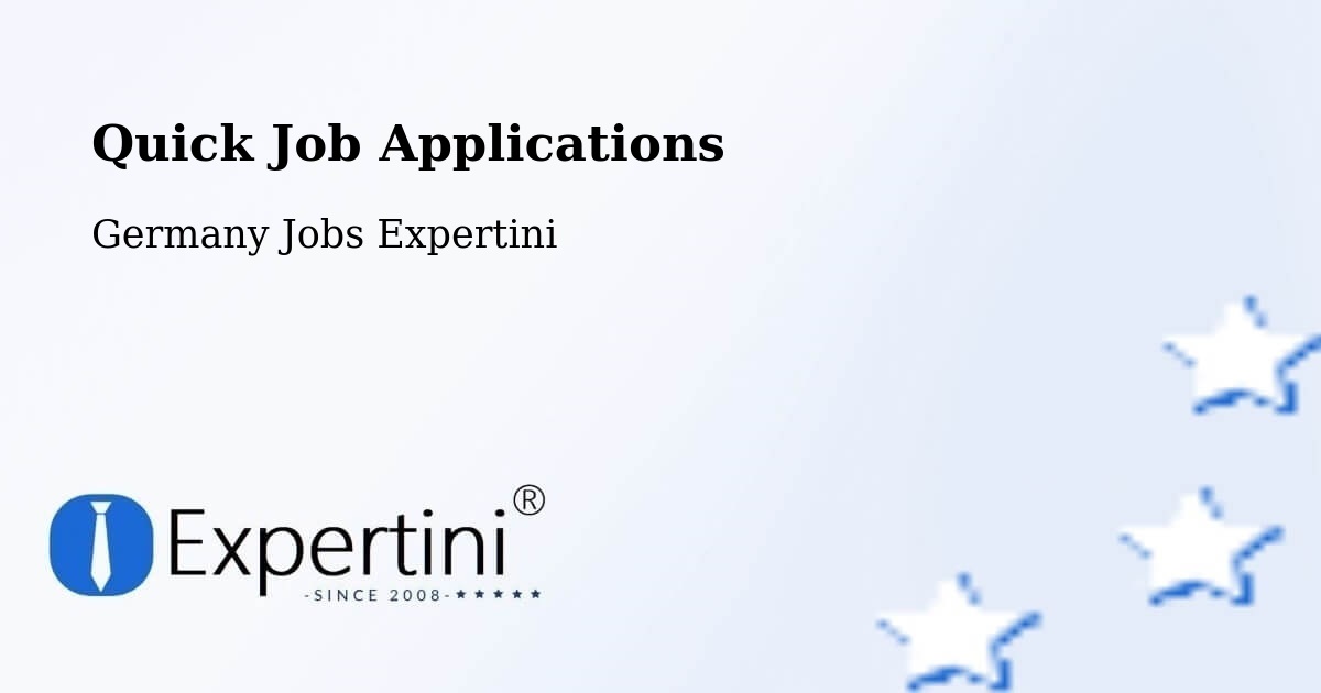 Quick Apply Feature – Schönstedt - Germany Jobs Expertini